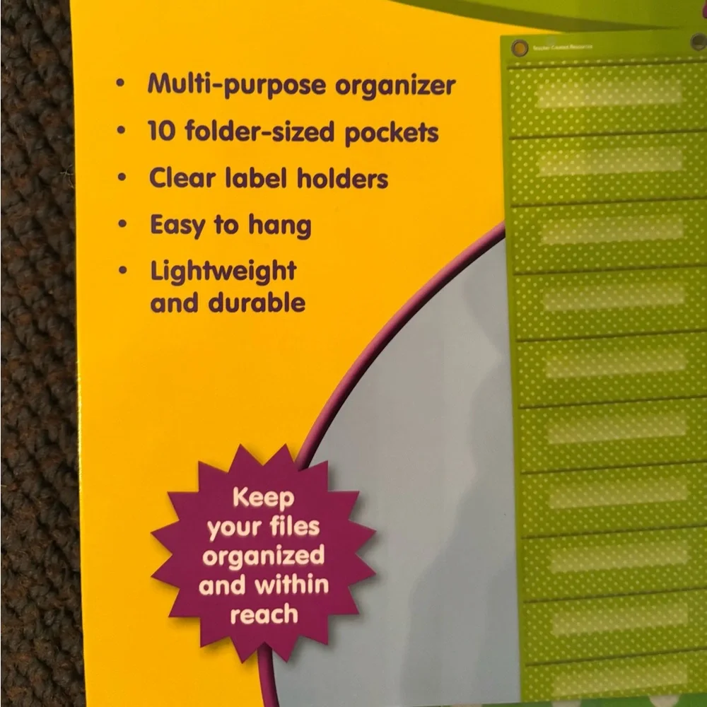 NWT file storage hanging pocket chart - Picture 2 of 4